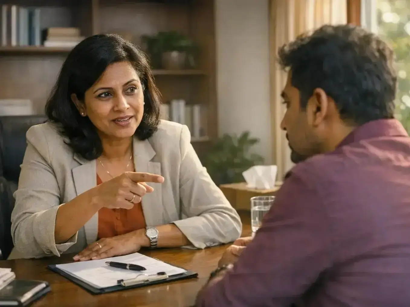 Peaceful meditation space at MindbloomCochin.com Ettumanur center with natural light